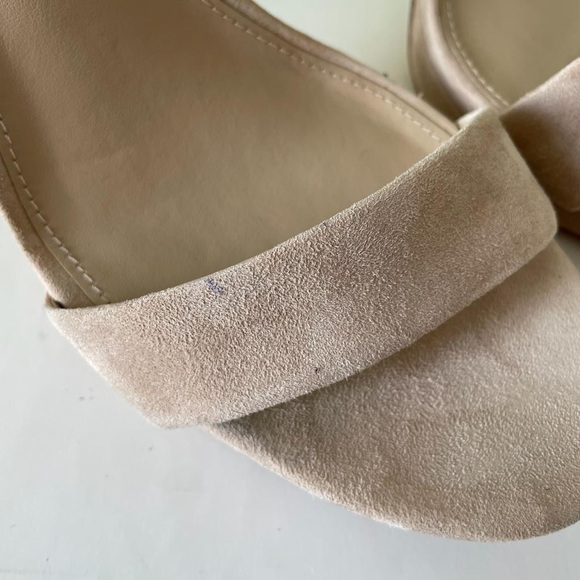Nib Sam Edelman Jade Suede Heeled Suede Sandals - Picture 13 of 14